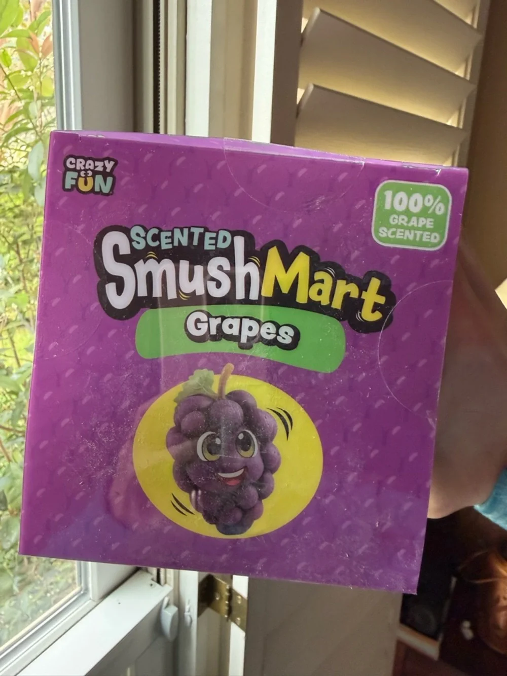 Crazy Fun Scented SmushMart
Grapes Squishy- Purple. So COOL!
Smells like grape! - Picture 5 of 6